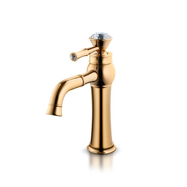 شیر روشویی کارول طلایی (کوتاه)