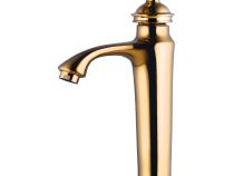 شیر روشویی الگانت طلایی (بلند)