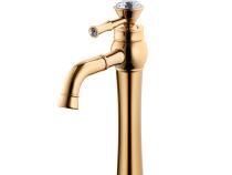 شیر روشویی کارول طلایی (بلند)